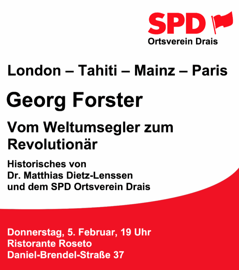 Vortrag über Georg Forster